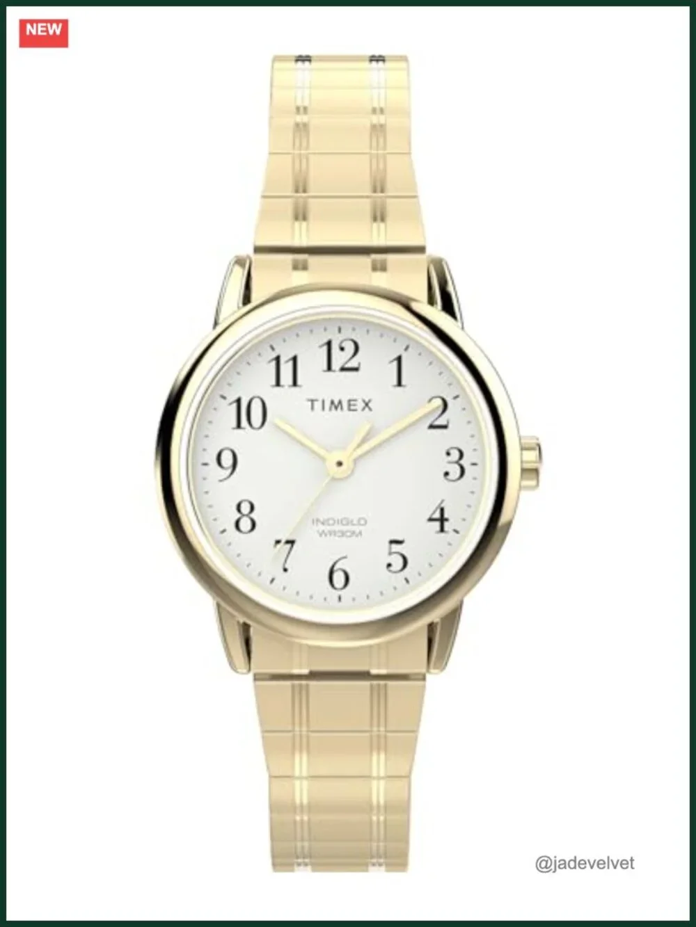 Timex Easy Reader Gold-Tone Stainless Steel Women's Analog Quartz Watch